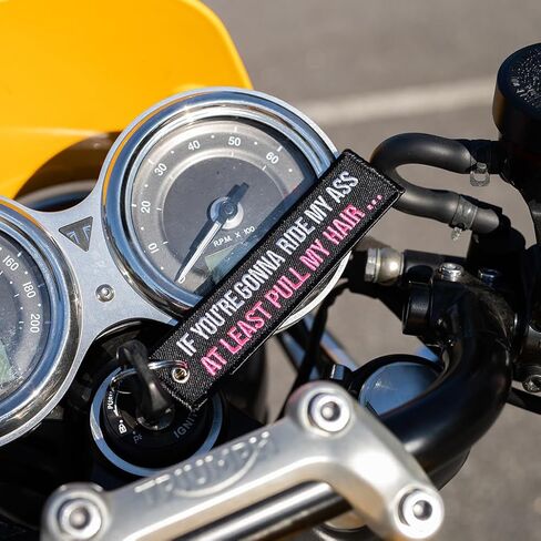 MotoLoot Keychain for Motorcycles, Scooters, Cars and Gifts (At Least Pull My Hair) in Saudi Arabia