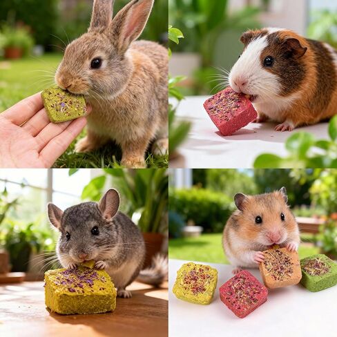 2 PCS RABBIT ARABBT ANDOYS لألعاب الخنازير في غينيا ، ألعاب مضغ طبيعية ، لعبة صغيرة من كرة المضغ ، وتحسين صحة الأسنان للحيوانات الأليفة للأرانب ، والكينشيلات ، والخنزير ، وأسنان الفئران ، رعاية الأسنان in Kuwait