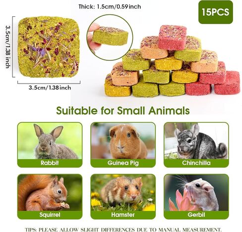 2 PCS RABBIT ARABBT ANDOYS لألعاب الخنازير في غينيا ، ألعاب مضغ طبيعية ، لعبة صغيرة من كرة المضغ ، وتحسين صحة الأسنان للحيوانات الأليفة للأرانب ، والكينشيلات ، والخنزير ، وأسنان الفئران ، رعاية الأسنان in Kuwait