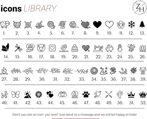 Small Customized 1.5 x 0.5 in Faux Leather Product Tags with Rivets, Personalized Tags for Knitting and Crochet, Perfect for Handmade Hats Beanies Scarves & More in Kuwait