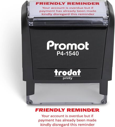 Promot Second Notice - Self Inking Rubber Stamp - Ink Stamps in Saudi Arabia