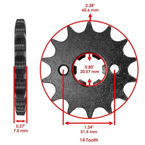 بديل لـ 2007-2014 Polaris Sportsman 90 Drive Chain & Mod-C26C-37711 in Saudi Arabia