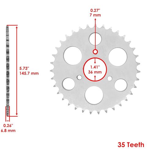 بديل لـ 2007-2014 Polaris Sportsman 90 Drive Chain & Mod-C26C-37711 in Saudi Arabia