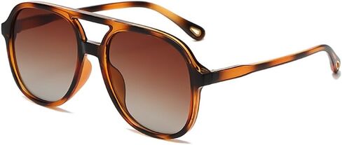 نظارات شمسية مستقطبة عصرية للنساء ذات جسر منخفض في السبعينيات، نظارات شمسية كبيرة الحجم للحماية من الأشعة فوق البنفسجية in Kuwait