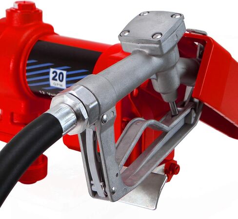 Stark USA 12V Gasoline 20GPM Transfer Fuel Pump Self-Priming Kerosene Extractor Pump DC High Flow w/Nozzle and Hose Kit in Saudi Arabia
