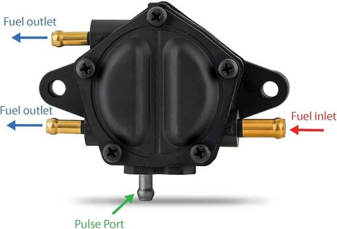 Mikuni DF62-702 Dual Outlet Pentagon Body Pulse Fuel Pump in Kuwait