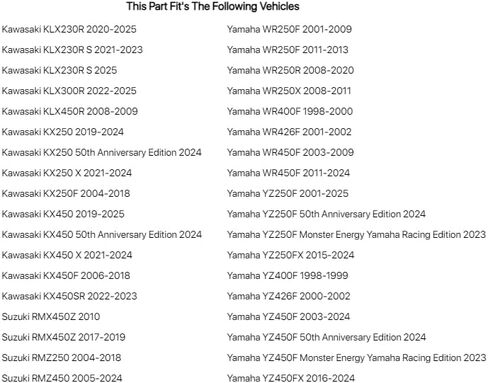 أنبوب خنق من الألومنيوم Tusk لسوزوكي RMZ450 2005-2023 in Kuwait