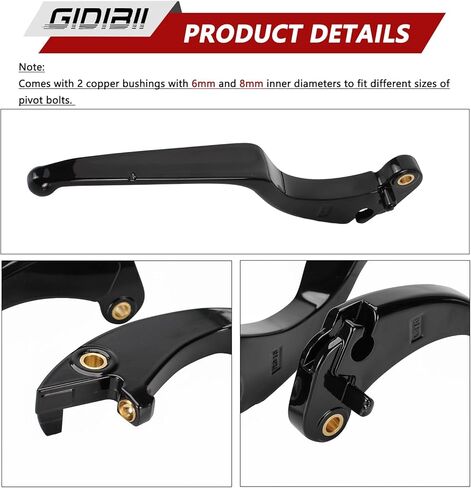 Brake Clutch Lever Set Compatible with Indian Scout/Scout Sixty/Scout Bobbe/Scout Bobber Twenty/Rogue/Icon 2017-2023,Black in Saudi Arabia