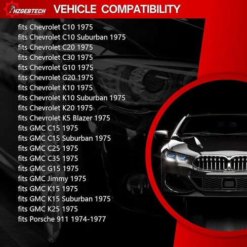1Pcs Air Pump Serpentine Drive Belt Replaces# 15405, 0069971092 HZGEBTECH fits Porsche 911 2.7L 1974 1975 1976 1977, fits Chevrolet C10 Suburban 4.1L 1975, fits K10 Suburban 4.1L 1975 in Kuwait
