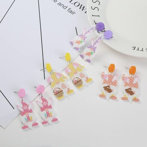 Taouzi Acrylic Earrings for Women Holiday Teardrop Dangle Earrings Set Holiday Jewelry Accessories for Women in Saudi Arabia