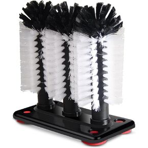 Glass Washer Brush Cleaner - 3 Brushes per Base in Kuwait