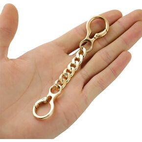 2Pcs DIY Flat Chain Strap Handbag Chains Accessories Purse Clutches Handles Wrist Strap Replacement Strap, with Metal Buckle in Kuwait