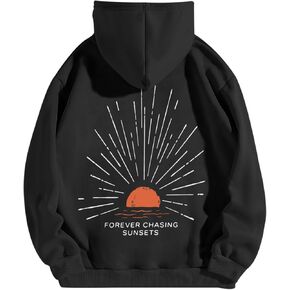 Sunsets Graphic for Women Sunset Beachy Y2k Hoodies Beach Aesthetic Vacation Hooded Sweatshirt Baggy Hoodie in Kuwait