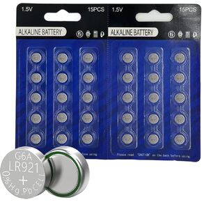 Youchen 370 371 LR921 بطارية زر قلوية 30 حزمة AG6 LR920 SR920SW 1.5 فولت بطاريات ساعة الخلية in Kuwait