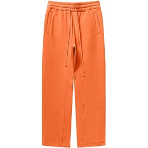 بنطلون رياضي رجالي من Farm4Far مصنوع من الصوف الناعم للجنسين الهيب هوب 345 جرام بجيب كبير الحجم من مزيج ثقيل من القطن غير رسمي in Kuwait