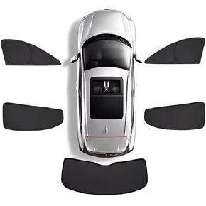 Car Side Window Sunshade for Dodge Journey 2009-2020, Front Rear Full Window UV Protection Sunshield, Breathable Stretchable Privacy Curtains, G/8 Whole Vehicle in Kuwait