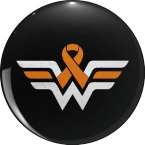Multiple Sclerosis (MS) Orange Awareness Ribbon Metal Lapel Hat Pin Te Tack Pinback 0.75" in Kuwait