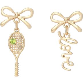 Betsey Johnson Jewelry Women's Tennis Racquet Love Mismatch Earrings in Saudi Arabia