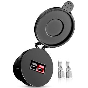 موصل عمود الطاقة مناسب لموصلات أندرسون مع غطاء محكم للطقس، غطاء عمود طاقة فردي مقاوم للماء لسيارة 12 فولت/24 فولت، شاحنة، قارب، عربة سكن متنقلة in Kuwait