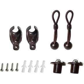 مجموعة غطاء نهاية بنجي لأجزاء الظل البديلة للستائر الخارجية اللاسلكية للستائر الخارجية باللون البني (مجموعة واحدة) in Kuwait