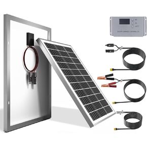 Solar Panel Kit 50W 12V Monocrystalline Module Charge Controller for RV, Boats, Trailer, Camper,Off-Grid System (50w Solar kit) in Saudi Arabia