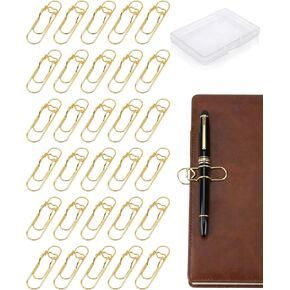 30PCS Paper Clip Pen Holder, Multi Function Metal Paperclip Pen Holders for Notebook Journal in Kuwait