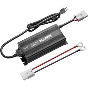 Redodo 29.2V 20A Update Mini Size LiFePO4 شاحن بطارية سريع AC-DC، مؤشرات LED، 6 حماية، غلاف متين، مروحة تبريد in Kuwait