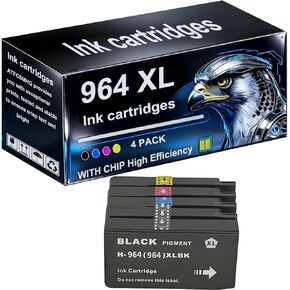 964XL 964 Ink Cartridges Compatible Black and Color 964XL for HP OfficeJet Pro 9020 9025 9010 9020 9015 9019 9025 Inkjet Printers High Yield Replacement in Saudi Arabia