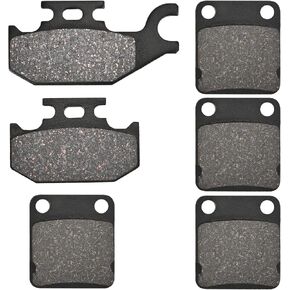 Front and Rear Brake Pads Compatible with YAMAHA YFM450 Wolverine 450 2006-2010, YFM450 Grizzly 450 2007-2010, YFM 450 Kodiak 2003-2006, YFM450 Wolverine 450 2006-2010 in Kuwait