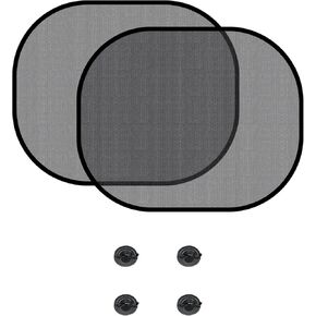 2PCS Car Window Shade, Car Sun Shade, Vehicle Side Window Heat Insulation Cover with Suction Cup, Auto Glare Shield and UV Rays Protection for Your Child Universal for Most Models (Side) in Kuwait