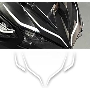 For Ninja500 ninja500 2024 accessories front decals decorative stickers waterproof stickers decals stickers fuel tank stickers fuel tank pad decals (Red + wheel sticker) in Kuwait