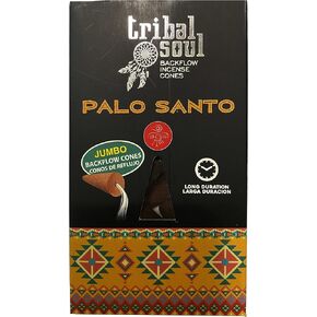 Tribal Soul Back Flow Incense Cones | 6 Boxes Each with 10 Jumbo Back Flow Cones | Total of 60 Cones (Palo Santo) in Kuwait