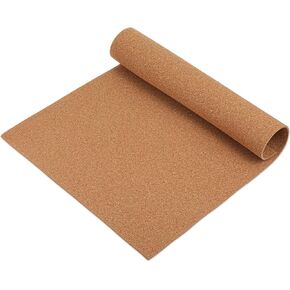 لفة لوح الفلين - ألواح الفلين السميكة 1/8 بوصة للجدران، صفائح الفلين للحرف اليدوية، تزيين الحفلات، نشرة المكتب، غير ذاتية اللصق (20 × 16 بوصة) in Kuwait