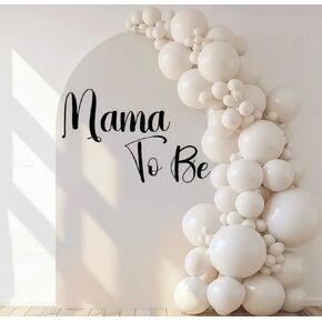 Mama to Be Sign - ملصق خلفية موضوع Mama to Be Baby، ملصق ديكورات حفلات استحمام Mama to Be Baby، علامة حب الطفل للأم، هدايا الأم لأول مرة (Mama to Be ملصق) in Kuwait