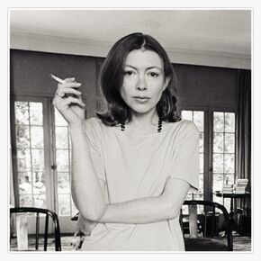 Joan Didion Window Water Bottle Bumper Sticker Decal 5" in Kuwait