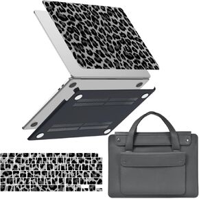 Hard Case for MacBook Pro 14 inch M5 M4 M3 M2 M1 Max 2026-2021 Model A3434 A3401 A3185 A3112 A2992 A2918 A2779 A2442,Laptop Case & Sleeve Bag & Keyboard Cover,Wild Leopard Print in Kuwait