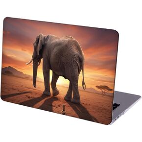 متوافق مع جهاز MacBook Air مقاس 13.6 بوصة، حافظة صلبة مع غطاء لوحة مفاتيح وواقي شاشة (A2681، شريحة M2 / A3113، شريحة M3 / A3240، شريحة M4، إصدار 2022-2025) - الفيلة MC22916 in Kuwait
