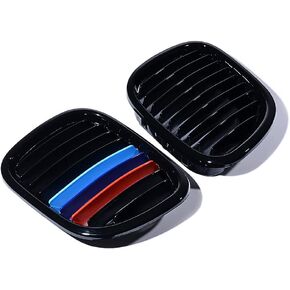 Set of Front Kidney Bumper Grille OEM Replacement Compatible For 1995-2002 BMW Z3 2 Door Convertible Coupe in Kuwait