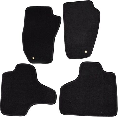 IKON MOTORSPORTS, Floor Mats Compatible with 2008-2013 Jeep Liberty, Factory Fitment Gray/Grey Nylon Front Rear Car Floor Mats Liner Carpets Replacement 4PCS, 2009 2010 2011 2012 in Saudi Arabia