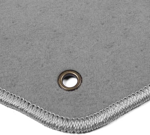 IKON MOTORSPORTS, Floor Mats Compatible with 2008-2013 Jeep Liberty, Factory Fitment Gray/Grey Nylon Front Rear Car Floor Mats Liner Carpets Replacement 4PCS, 2009 2010 2011 2012 in Saudi Arabia