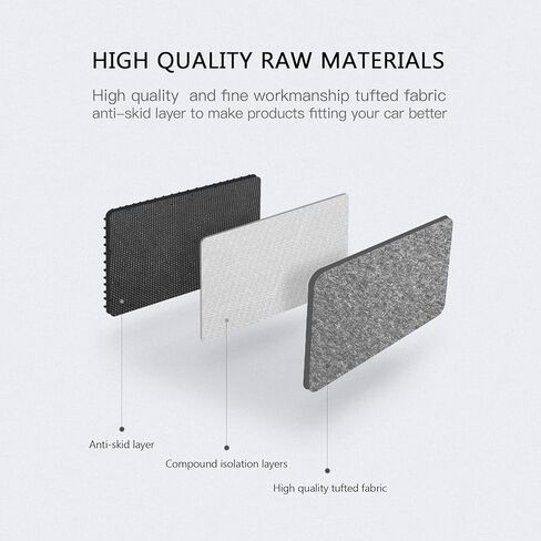 IKON MOTORSPORTS, Floor Mats Compatible with 2008-2013 Jeep Liberty, Factory Fitment Gray/Grey Nylon Front Rear Car Floor Mats Liner Carpets Replacement 4PCS, 2009 2010 2011 2012 in Saudi Arabia