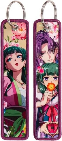 Pinstant يوميات الصيدلة ماوماو ماو ماو جينشي جين شي أنيمي مانغا المفاتيح مفتاح علامة سلسلة فوب حلقة in Kuwait