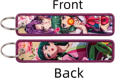 Pinstant يوميات الصيدلة ماوماو ماو ماو جينشي جين شي أنيمي مانغا المفاتيح مفتاح علامة سلسلة فوب حلقة in Kuwait