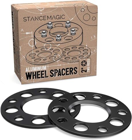 StanceMagic - فواصل عجلات مركزية مقاس 5 مم 5x120 متوافقة مع 1996-2003 BMW 525i 528i 530i 540i M5 (74.1 مم) E39 525 528 530 540 - أسود، عبوة من قطعتين in Saudi Arabia