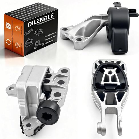 Engine Motor Mount & Trans Mount Replacement for Chevy Sonic 2013 2014 2015 2016 1.8L, Engine Mount Set of 3 Replaces OE# A5595 3386 95870474 A5596 3293 95248684 A5597 in Kuwait