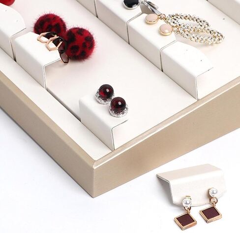 Jewelry Holder Jewelry Stand Tray Jewelry Storage Organizer Jewelry Storage Rack for Shop Jewelry Store Showcase Retail Home, Earring Holder in Kuwait