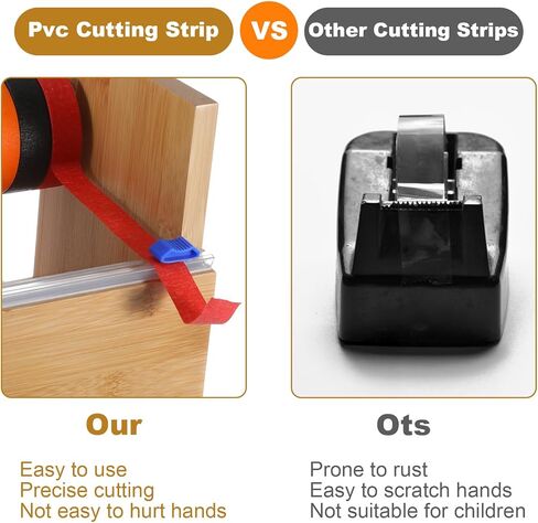 موزع أشرطة خشبي متعدد اللفات مع قطاعة أكريليك، وموزع وحامل شريط لاصق خشبي، وحامل أشرطة حرفية مقاس 9.4 بوصة وقاعدة منظمة للأطفال في المنزل والمكتب والمدرسة، مع 16 قطعة من الأشرطة اللاصقة in Kuwait