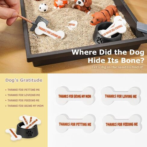 Tian Zhun Dog Gifts for Women Adults Dog Lovers Dogs Mom Gifts Mini Zen Garden for Desk Dogs Themed Gift Sand Tray Therapy Kit Sand Included in Kuwait
