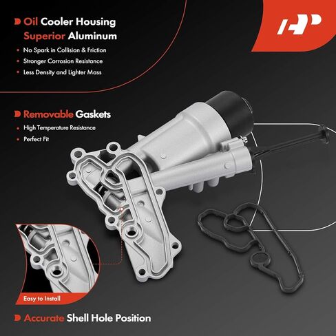 مجموعة مهايئ مبيت فلتر زيت المحرك A-Premium متوافقة مع سيارات مرسيدس بنز - S550 2014-2016، E63 CL63 CLS63 G63 GL63 GLE63 AMG، CLS63 E63 GLE63 AMG S in Saudi Arabia