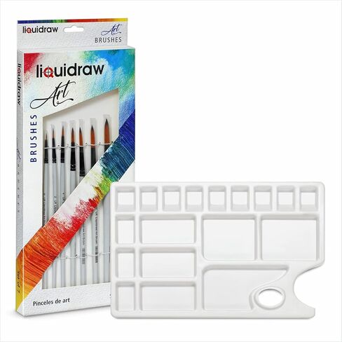 25 Well Paint Palette Extra Large Mixing Tray Painting Palette for Acrylic, Oil & Watercolor for Artists, Students & Kids in Saudi Arabia